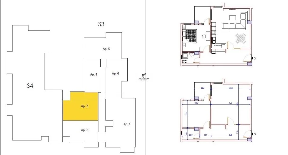 Tirane, vendesi appartamento 1+1+Balcone Piano 2, 86 m² 130.000 € (IN VENDITA)