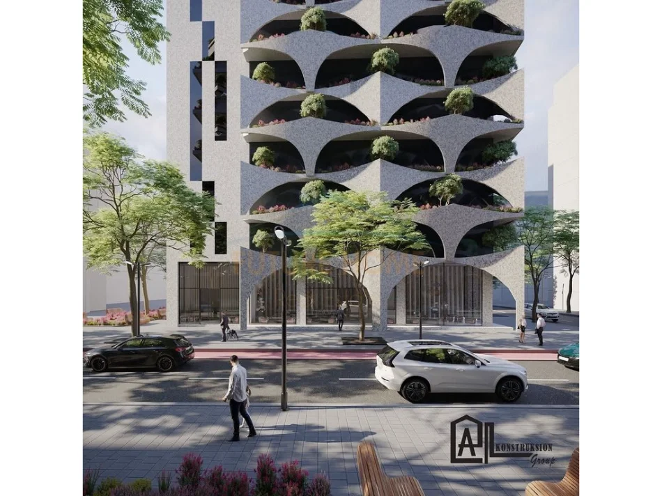 Tirane, vendesi appartamento 2+1 Piano 11, 112 m² 480.000 € (Platinum Residence, vicino al Gimnazi Petro Nini Luarasi.)