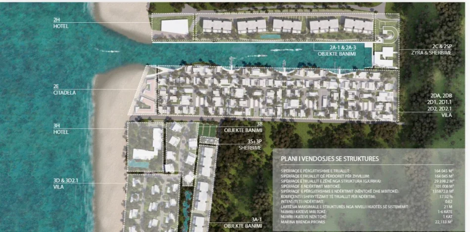 Durres, vendesi appartamento 1+1 Piano 2, 147.890 € (Golfo di Lalzit)