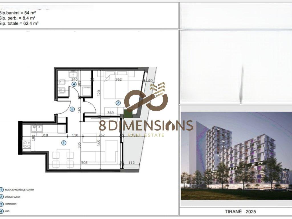 Apartament 1+1 në Shitje në MOA Residence, Kashar (D8141A-6)