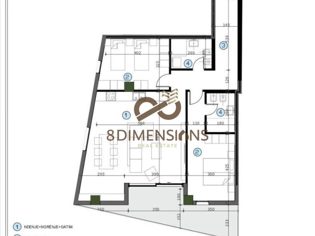 Shitet Apartament 2+1 ne Kashar prane Casa Italias
