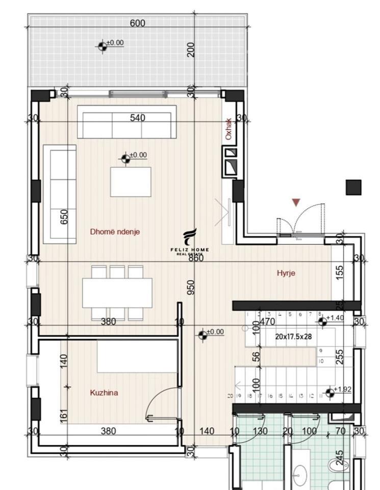 PRIVATE VILLA FOR SALE 287 M2 ELBASAN STREET 700,000 EURO
