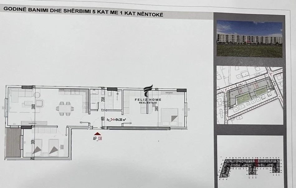 Tirane, shitet apartament 2+1+Ballkon Kati 3, 101 m² 83.100 € (KAMEZ)