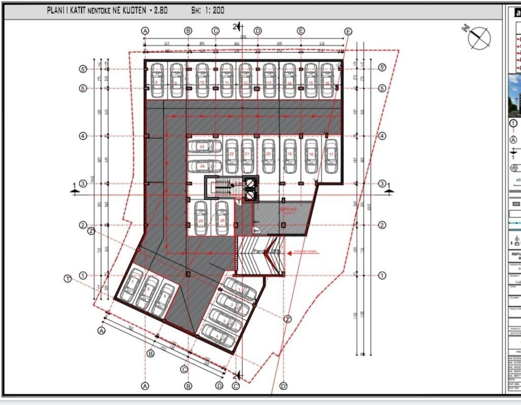 Parking Space for Sale in Residential Building, Elbasan