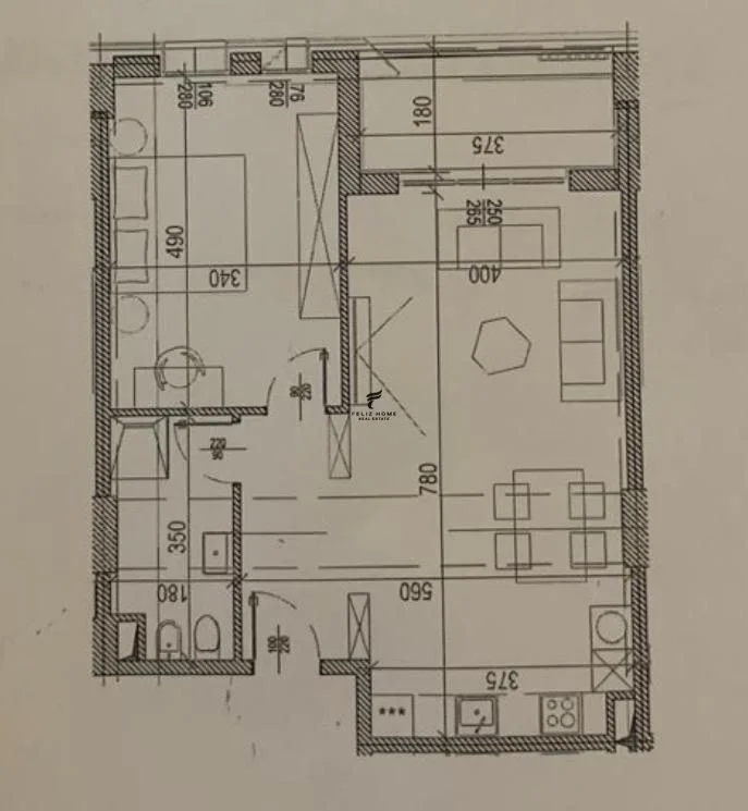 Tirane, shitet apartament 1+1+Ballkon Kati 6, 89 m² 165.000 € (ISH PARKU)