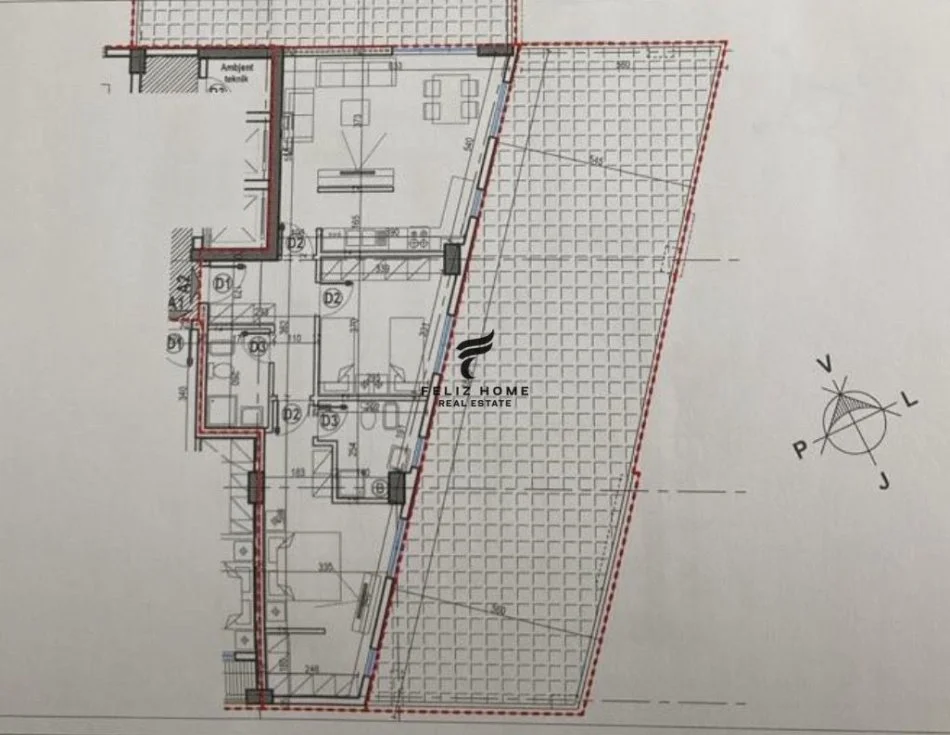 Tirane, appartamento in vendita 2+1+Balcone Piano 7, 310 m² 330.000 € (LAPRAKE)