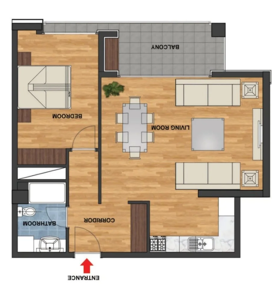 Tirana, vendesi 1+1+Balcone al piano 1, 89 m², 175.000 € (LIQENI THATE)