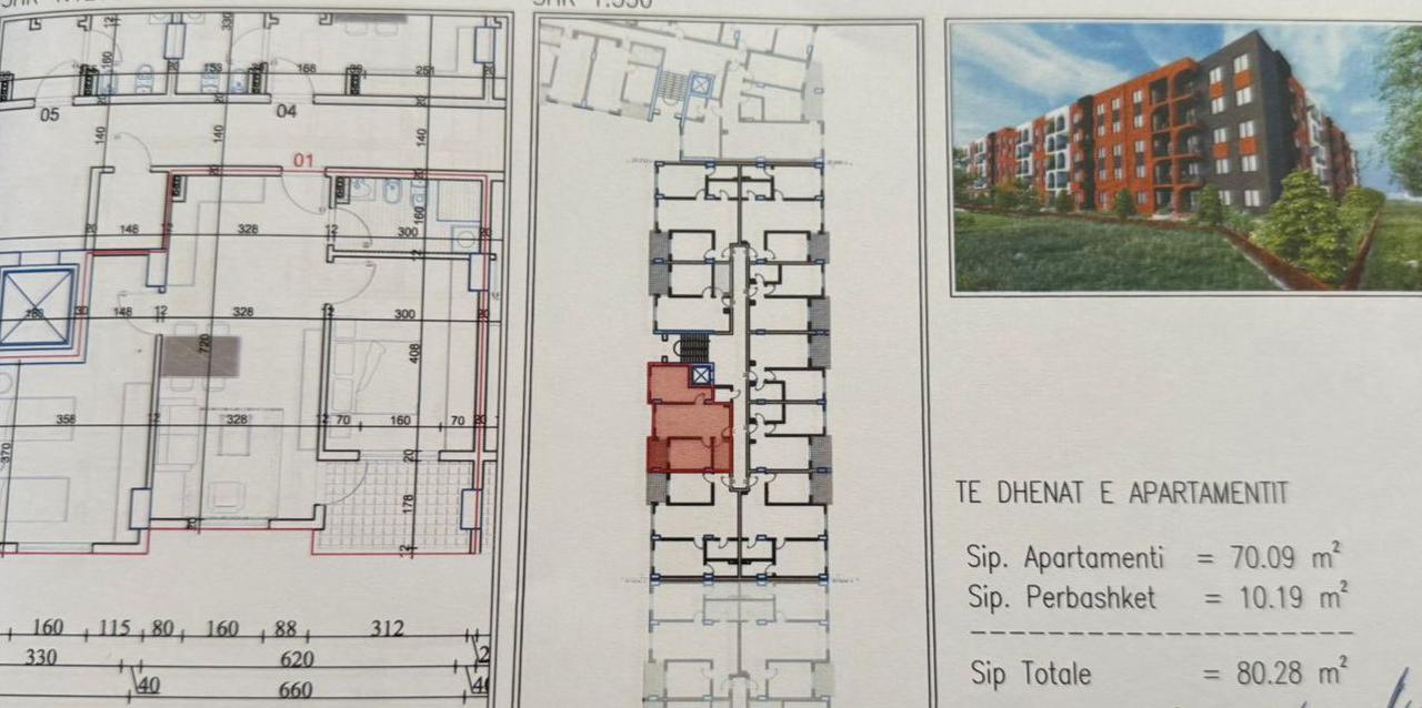 SHITET APARTAMENT 2+1 PASKUQAN 88.300 EURO