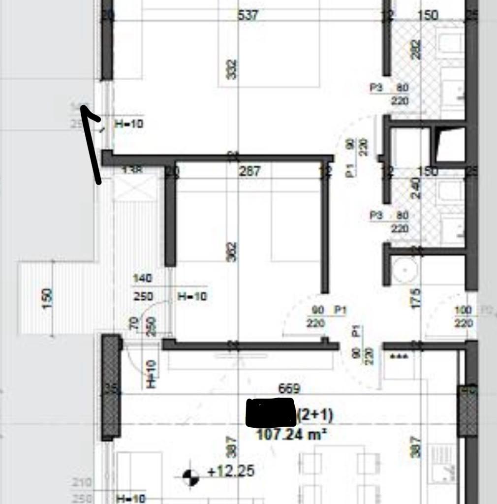 Shitet Apartament 2+1+2 – Meis Garden Residence,