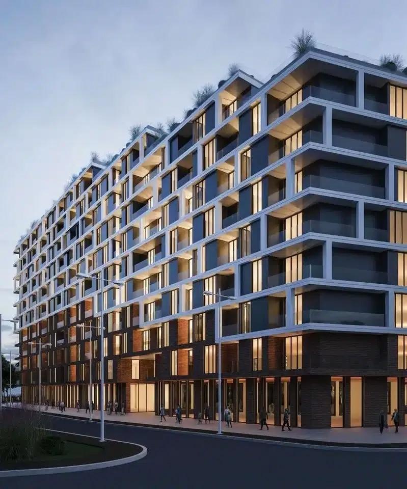 Shitet Apartament 2+1+2 – Meis Garden Residence,