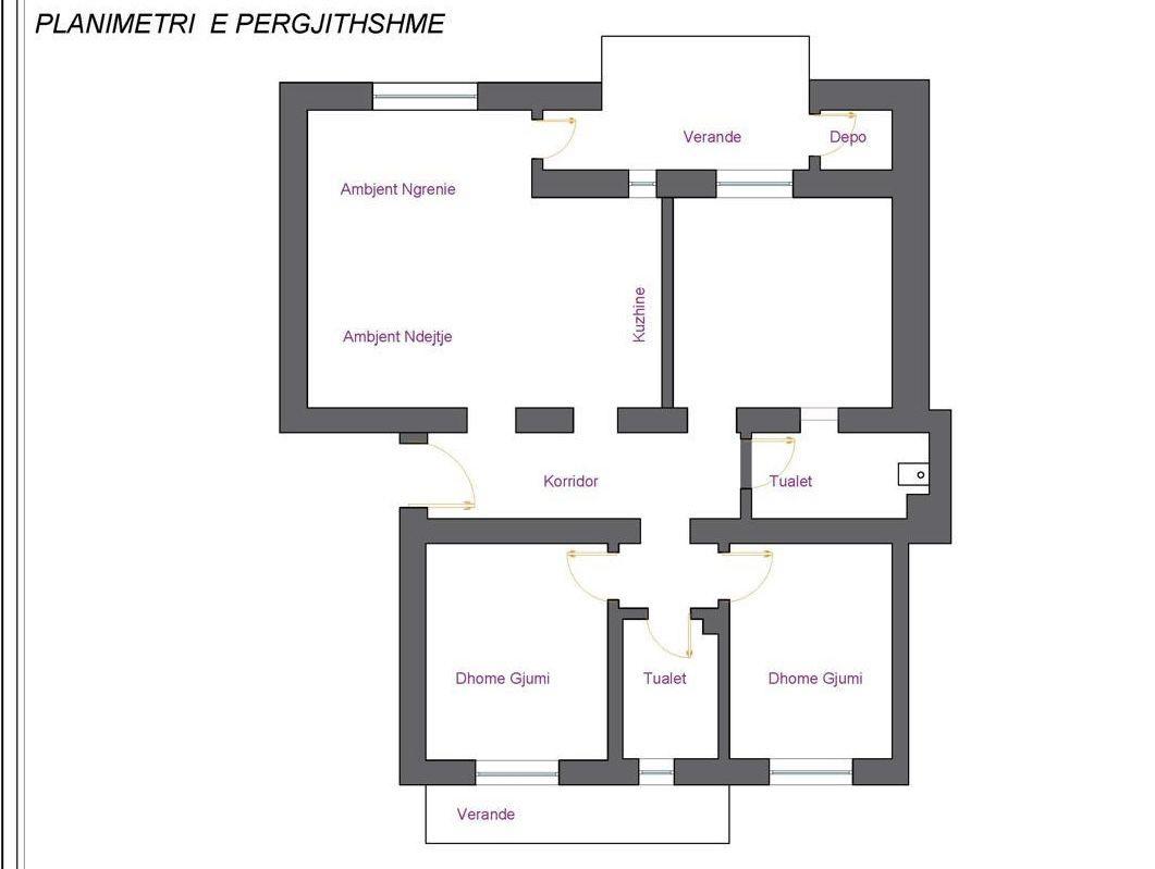 DYQAN ME QERA 115 M2 KOMUNA E PARISIT 2.000 EURO