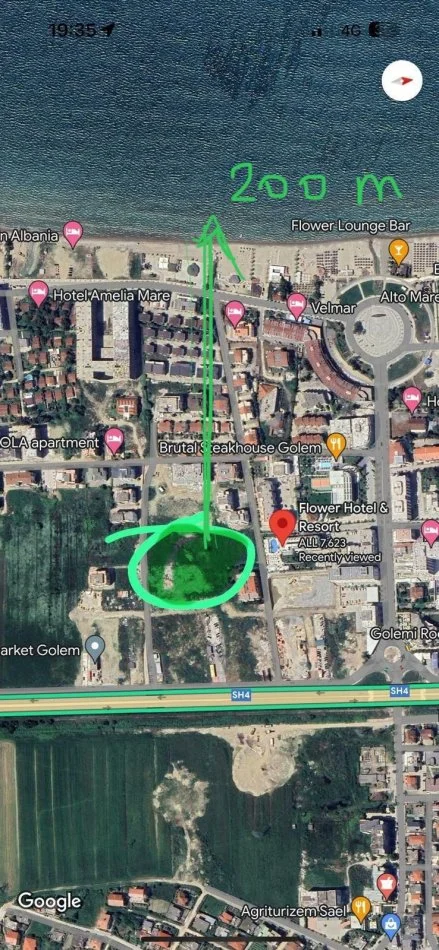 Durres, vendesi monolocale al terzo piano, 41 m², 55.000 € (GOLEM)