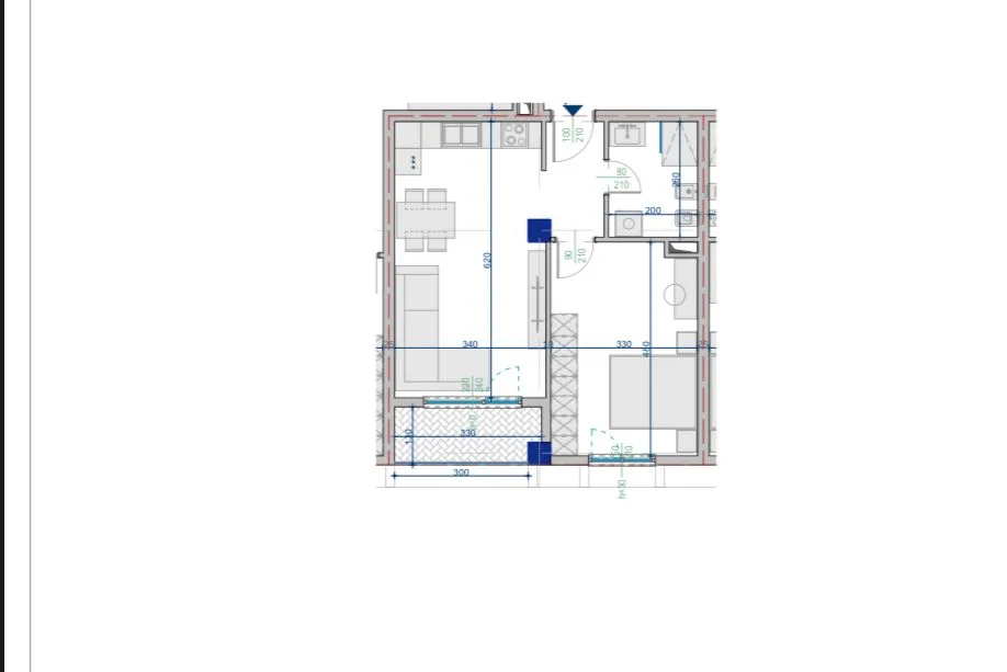 Tirane, vendesi appartamento 1+1 Piano 2, 55 m² 60.680 € (PASKUQAN)