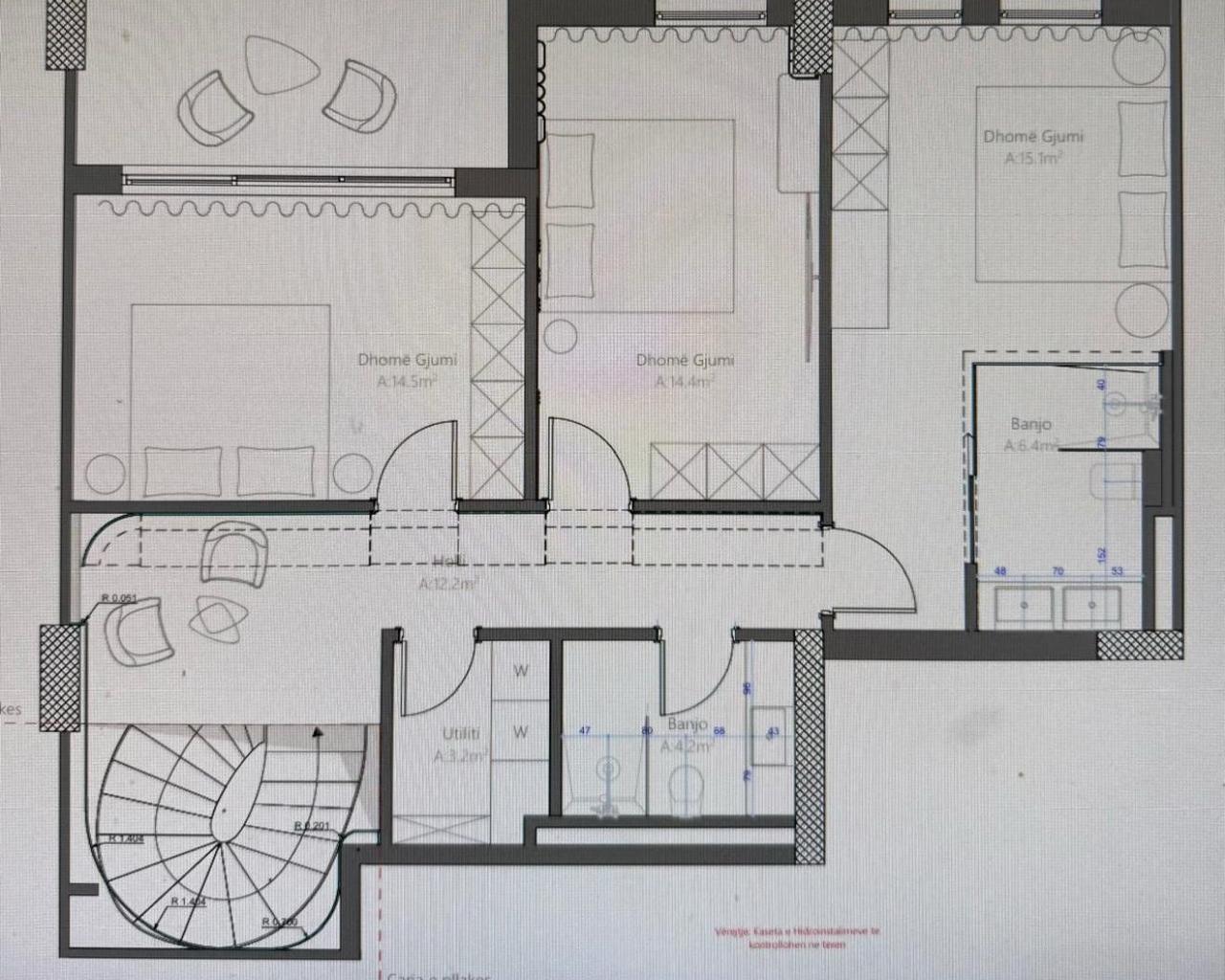 🏡 **Shitet Duplex 4+1+3 – Riverside Residence**