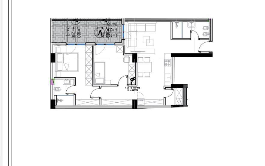SHITET APARTAMENT 2+1+2 KODRA E DIELLIT 2 193.000 EURO FH-79