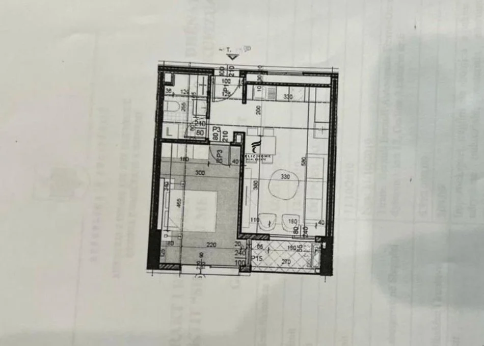 Tirane, vendesi appartamento 1+1 al piano 4, 59 m² 165.000 € (VIA KAVAJES)