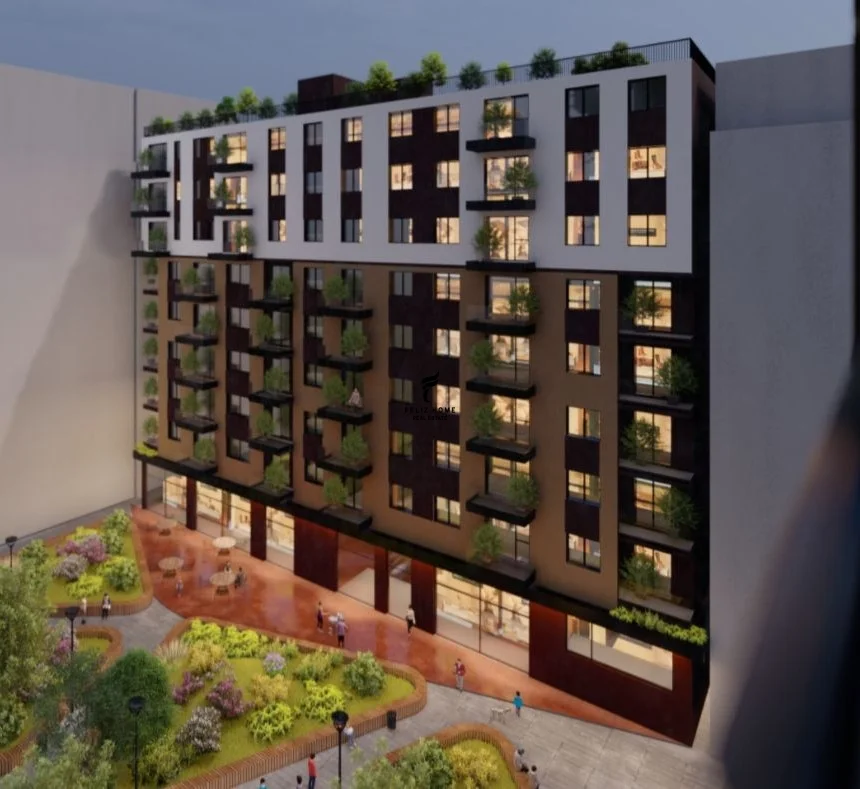 Tirane, vendesi appartamento 1+1 al quinto piano, 65 m², 99.000 € (FUSHA E AVIACIONIT)