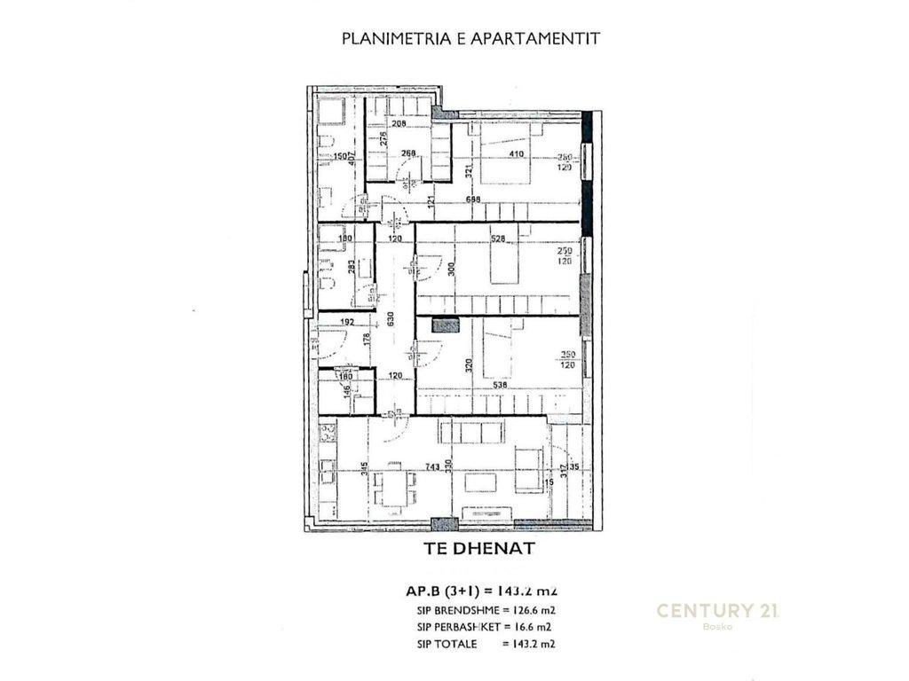 Kika 3, Komuna e Parisit Shitet Apartament 3+1+2