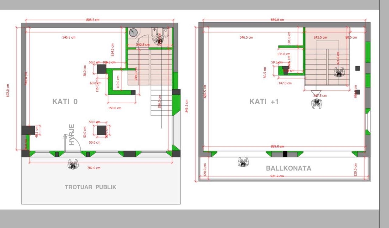 Two-Story Commercial Building for Rent in Xhabije