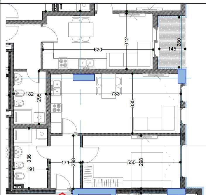 Apartament Ne Shitje 1+1 Ne Paskuqan (ID B110523) Tirane