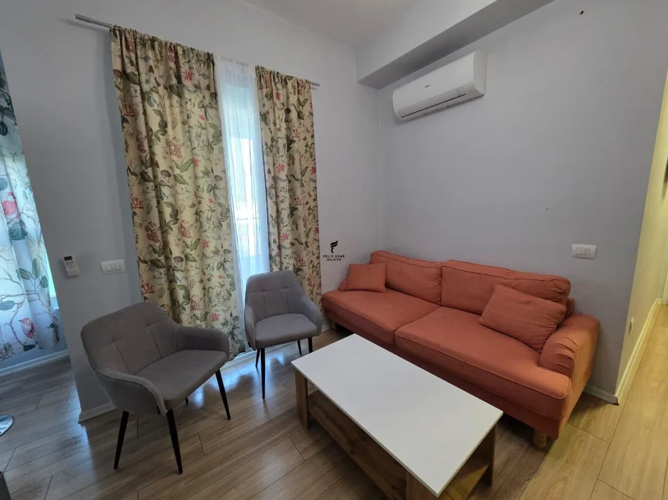 Tirane, jepet me qera apartament 1+1 Kati 5, 50 m² 450 € (ALI DEMI)
