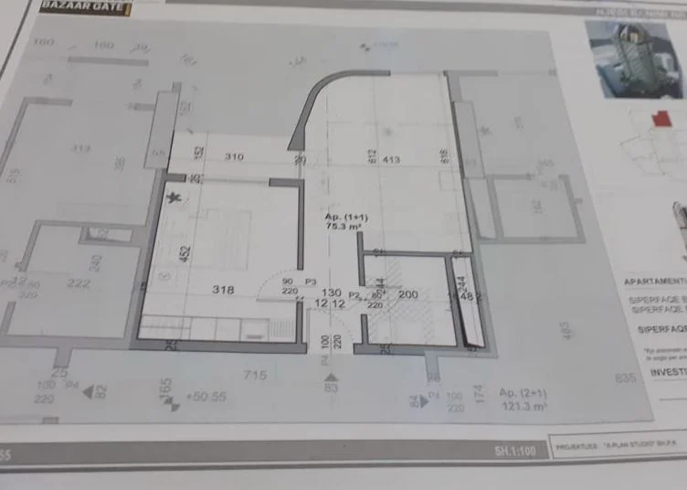 Tirane, vendesi appartamento 1+1 Piano 11, 75 m² 210.000 € (CENTRO)