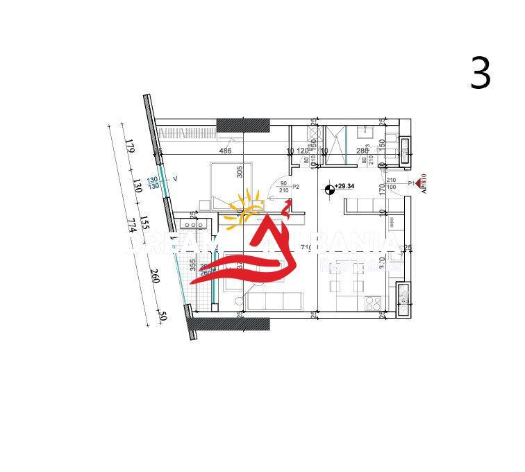 Selling 4 Apartments 1+1 Residence Shqiponja (ID 41111609)