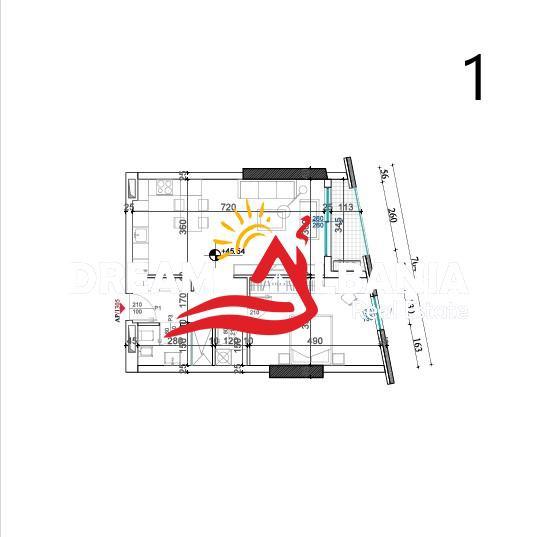 Selling 4 Apartments 1+1 Residence Shqiponja (ID 41111609)