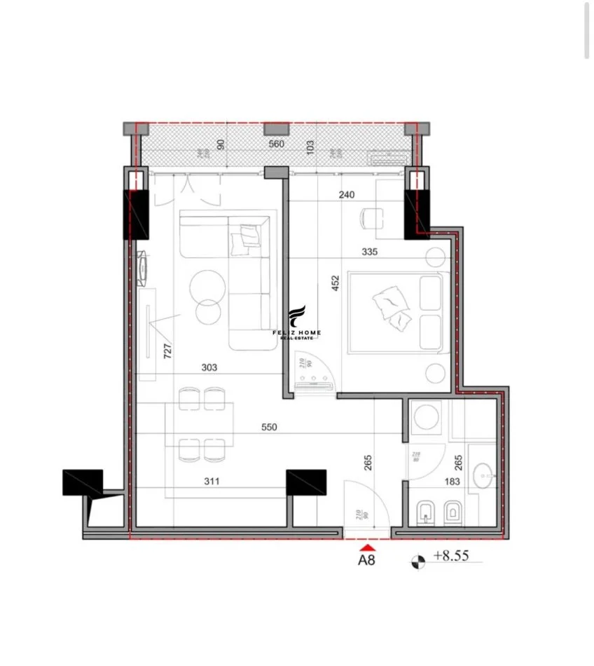 Tirane, shitet apartament 1+1 Kati 3, 70 m² 140.000 € (FUSHA E AVIACIONIT)