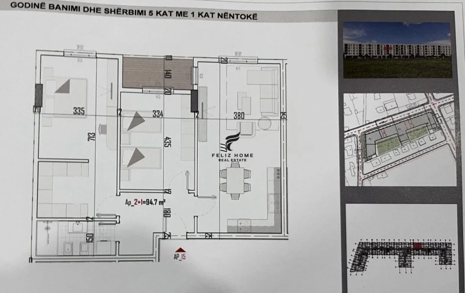 Tirane, shitet apartament 2+1+Ballkon Kati 3, 111 m² 84.000 € (KAMEZ)