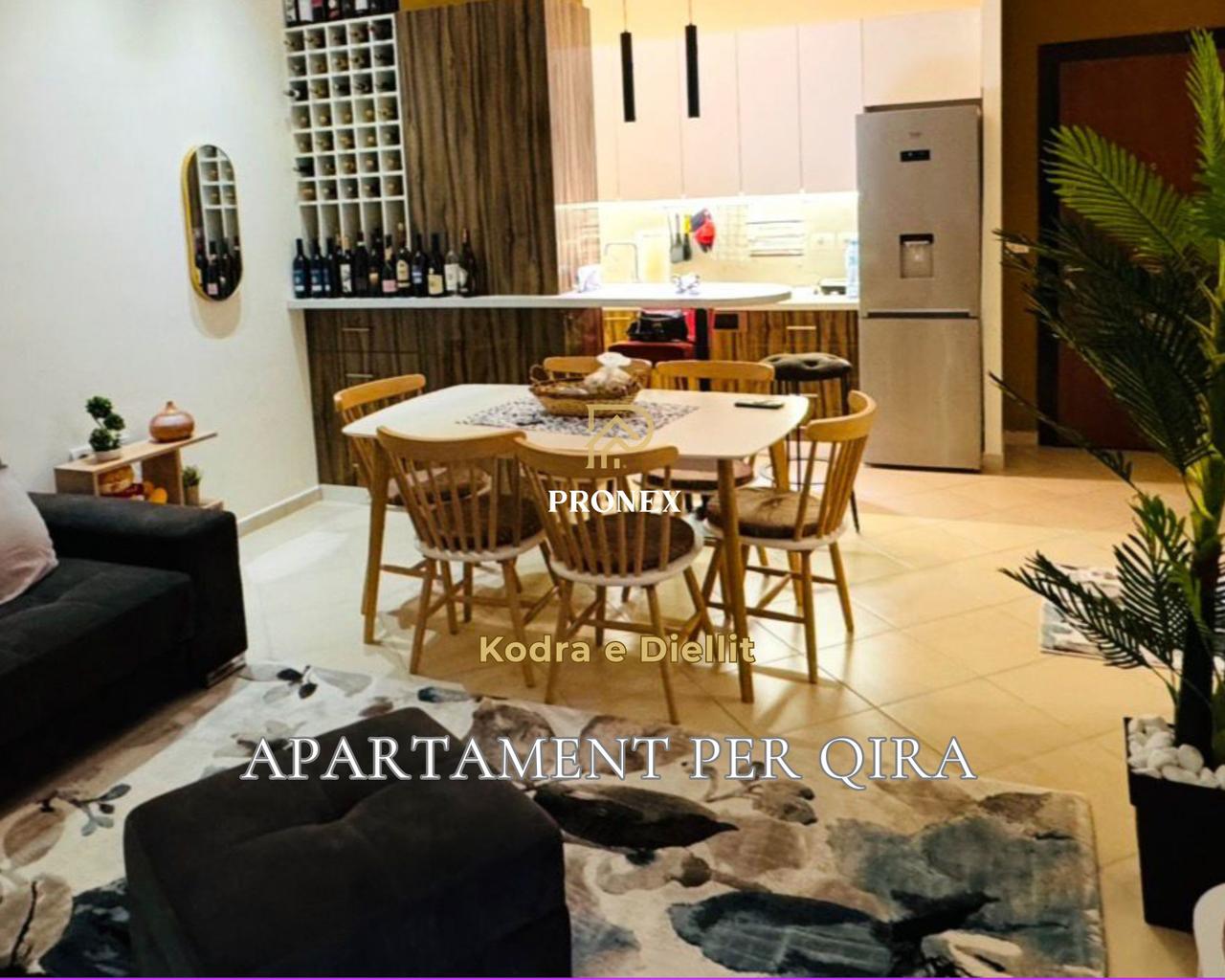 Apartament me qera 1+1+parkim tek Kodra e Diellit
