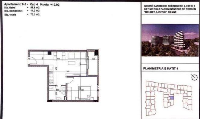 Appartamento 1+1 in vendita a Paskuqan - 80.000 euro