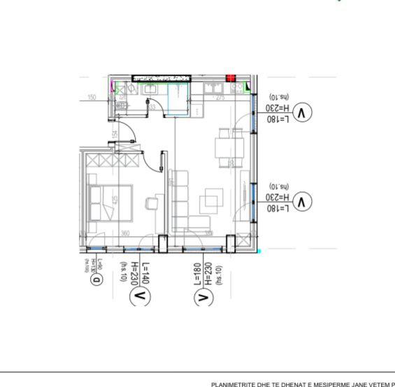 SHITET APARTAMENT 1+1 KODRA DIELLIT 125.000 EURO