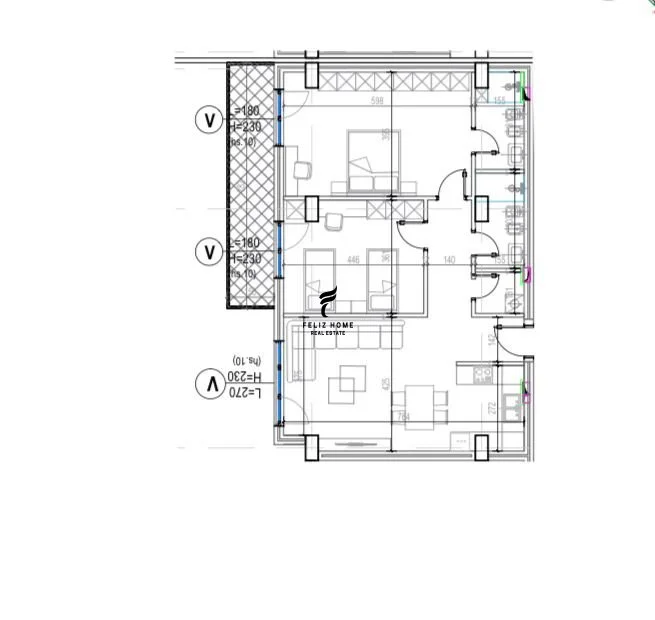Tirane, shitet apartament 2+1 Kati 6, 136 m² 232.000 € (KODRA E DIELLIT 2)