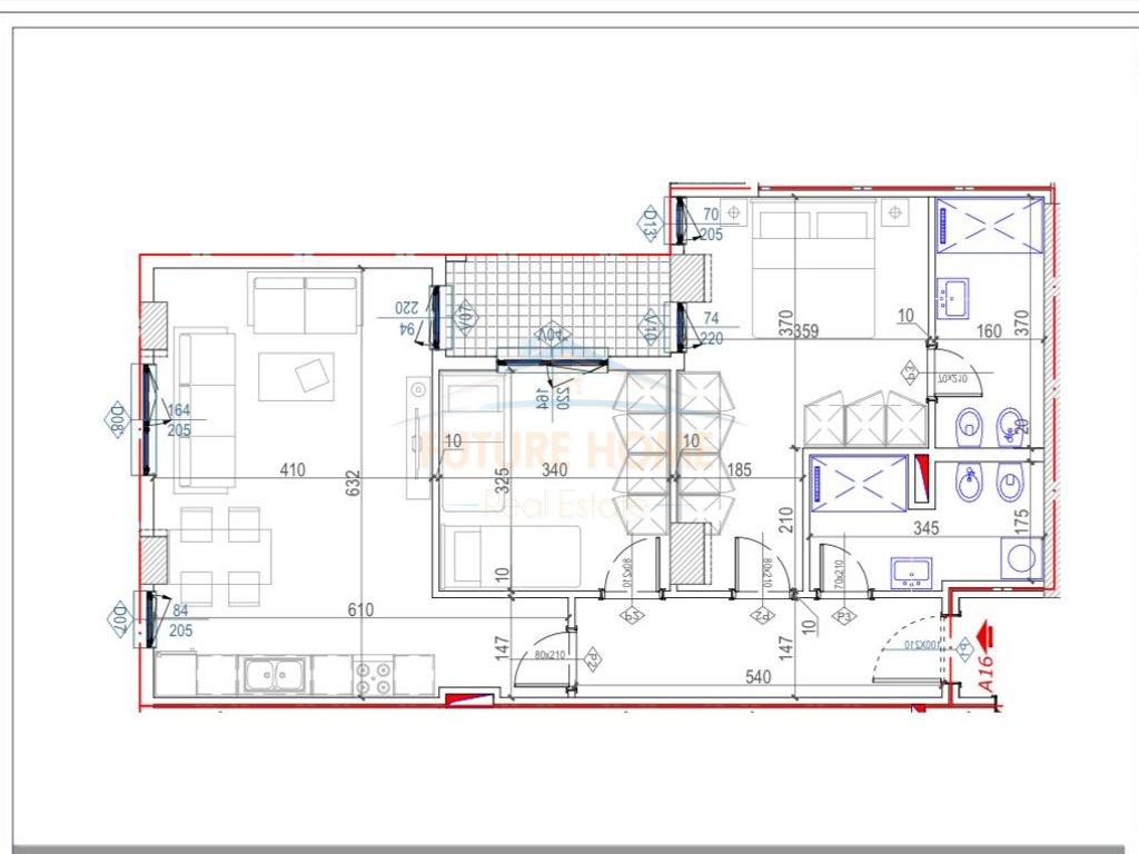 0692268458 SHITET APARTAMENT 2+1+2 TEK KOMUNA E PARISIT, TIR