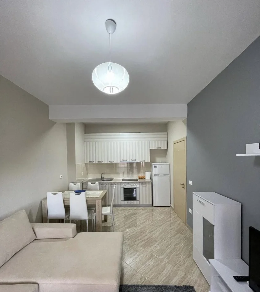 Tirana, 1+1 Apartment for Rent, 5th Floor, 64 m², €550 (Shigjeta Building)