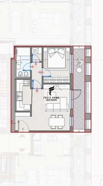 Tirane, vendesi appartamento 2+1 Piano 7, 83 m² 184.000 € (ZOGU I ZI)