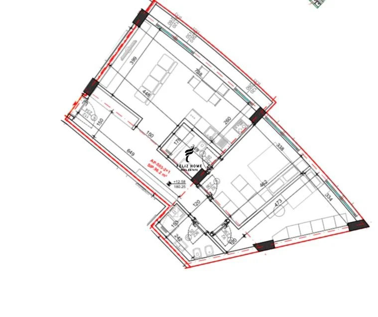 Tirane, shitet apartament 2+1 Kati 5, 114 m² 194.600 € (KODRA E DIELLIT 2)