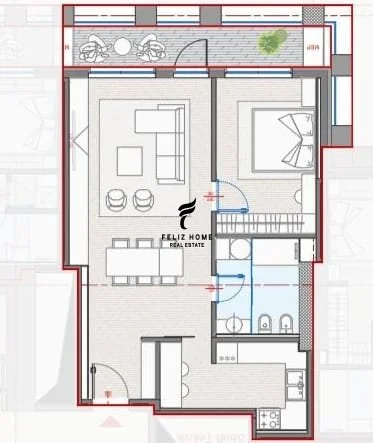 Tirane, vendesi appartamento 1+1 Piano 8, 111 m² 245.000 € (ZOGU I ZI)