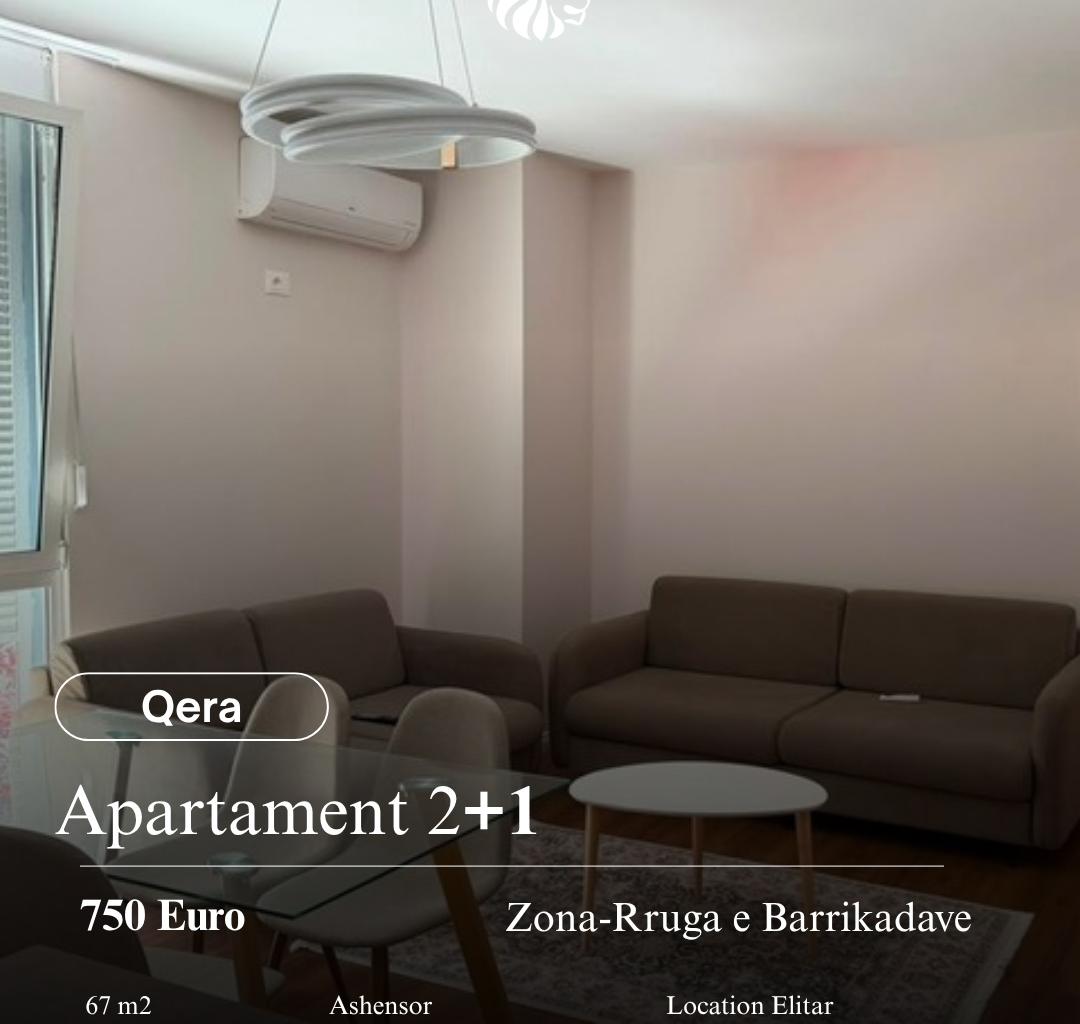 Apartament 2+1 Rruga e Barrikadave