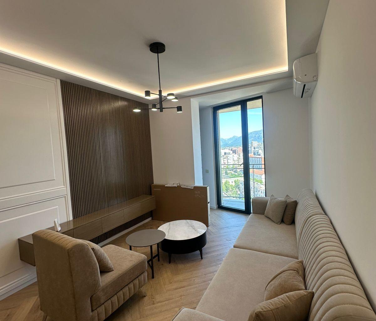 🏡 1+1 me qira – Golden Tower, Mine Peza, Tiranë