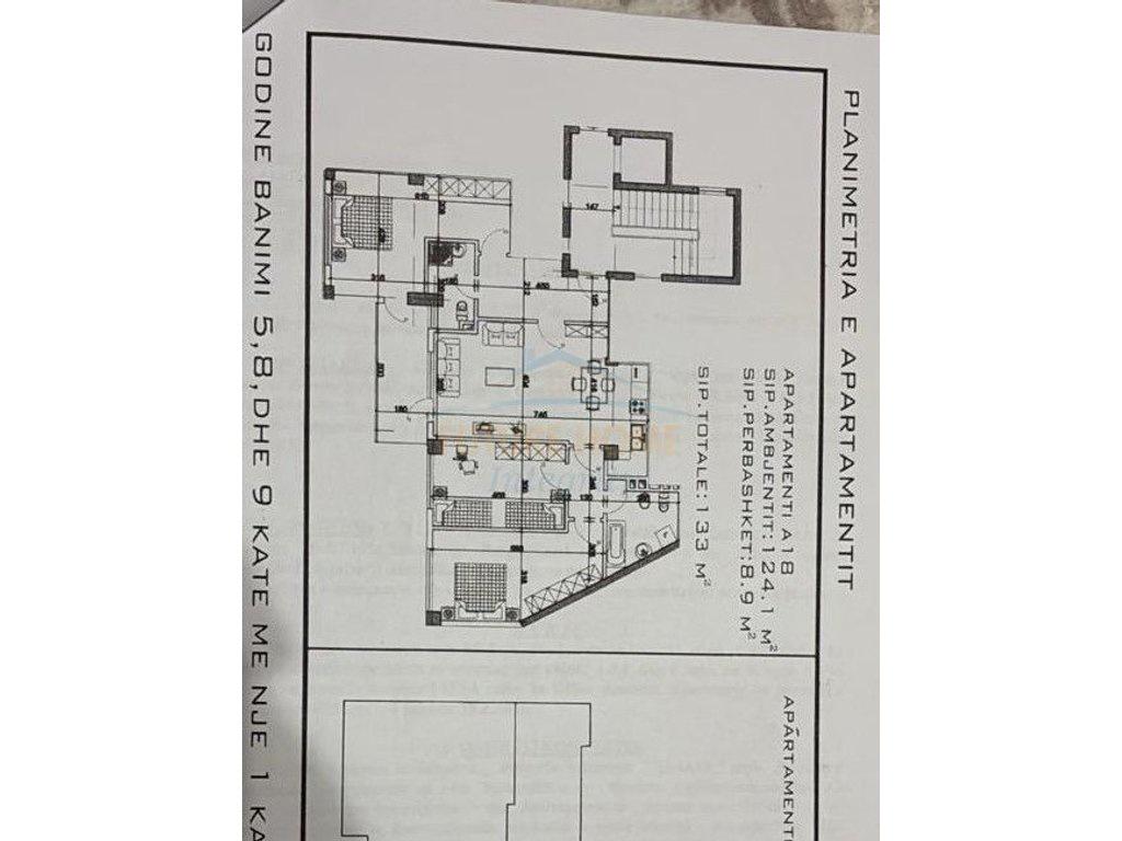 0692268458 Shitet, Apartament 3+1+2, Shkolla e Baletit, Tira