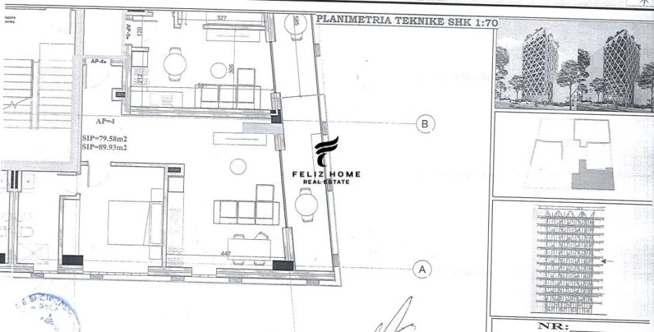 Vlore, shitet apartament 2+1+Ballkon Kati 6, 89 m² 162.000 € (VLORE)