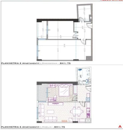 Tirana, Apartment for Sale 1+1+Balcony, 2nd Floor, 73 m², €152,000 (TRAIN STATION)