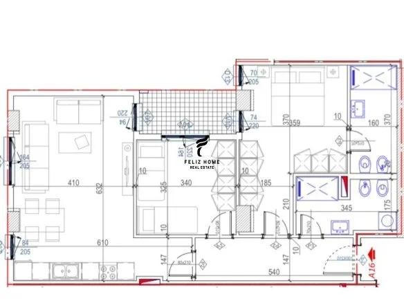Tirana, Apartment for Sale 2+1, 2nd Floor, 106 m², €309,000 (PARISIT MUNICIPALITY)