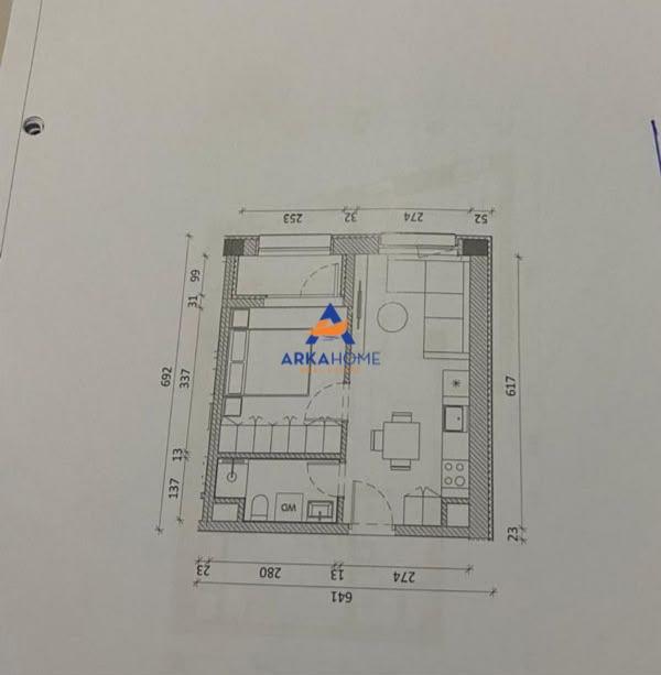 SHITET APARTAMENT 1+1 "KADIU, ALI DEM" 80800 EURO