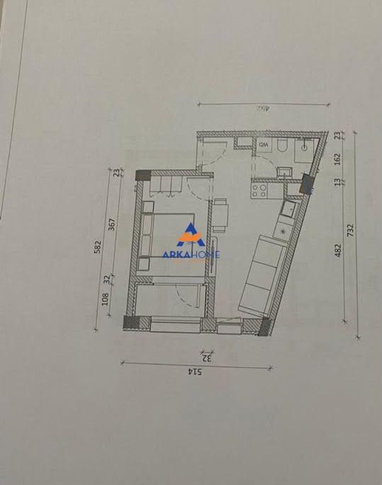 SHITET APARTAMENT 1+1 "KADIU, ALI DEM" 65900 EURO