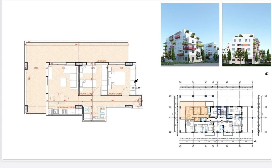 Tirane, vendesi appartamento 2+1 Piano 5, 74 m² 175.000 € (ASTIR)