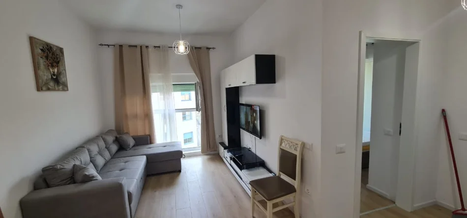 Tirane, jepet me qera apartament 2+1 Kati 5, 70 m² 500 € (Ali Demi)