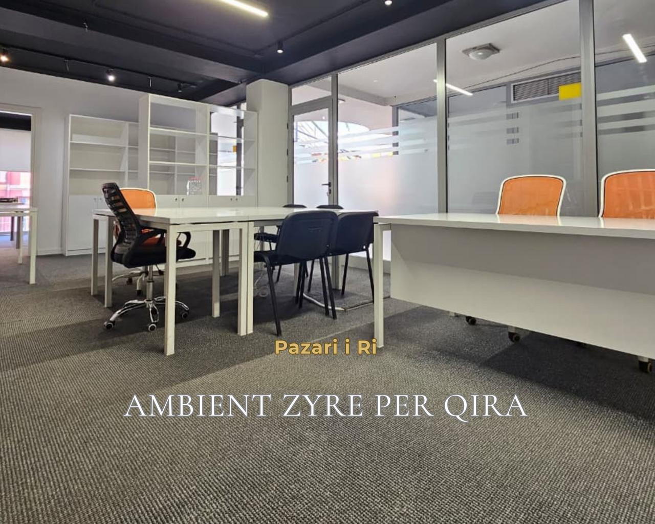 Zyre me qera + parkim te Pazari i Ri